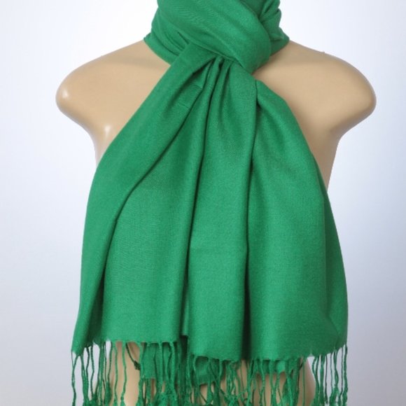 Oussum Women's Winter Viscose Scarf Fringe for Casual Gifts Wear - Picture 3 of 6